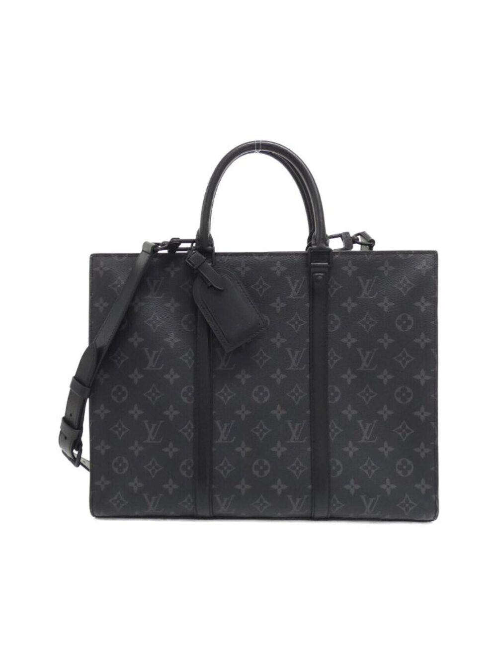 Louis Vuitton Monogram Eclipse Sac Pla Horizontal Zip